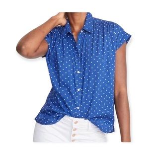 Old Navy🦎Polka Dot Button Down🌵